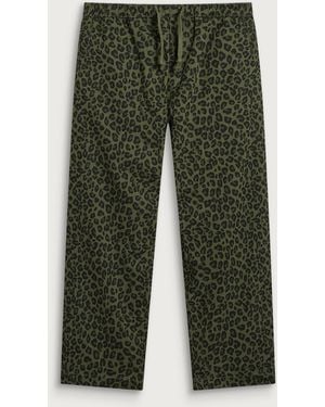 Service Works Patterned Easy Chef Trousers - Green