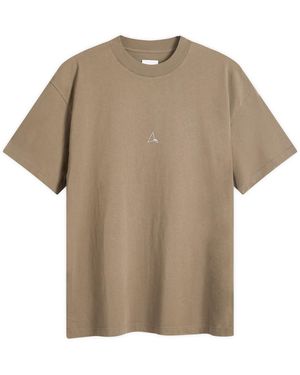 Roa Regular Logo T-Shirt - Brown