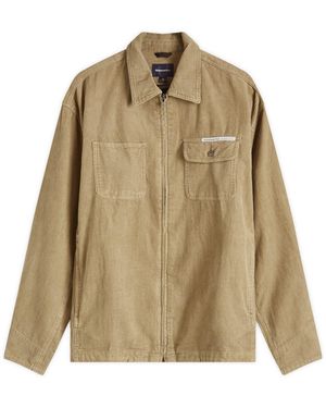 thisisneverthat Washed Corduroy Zip Jacket - Green