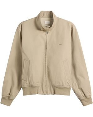 A.P.C. Zip Harrington Jacket - Natural