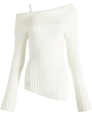House Of Sunny Chunky Rib Top - White