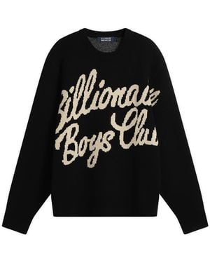 BBCICECREAM Script Knitted Jumper - Black