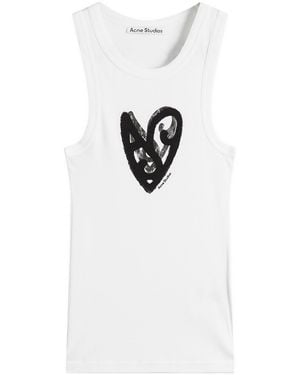 Acne Studios Sleeveless T-Shirt - White