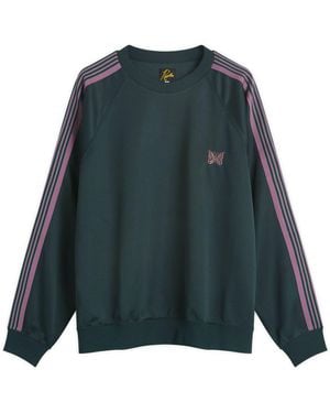 Needles Poly Smooth Crew Neck Sweatshirt - Blue