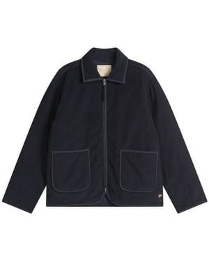 Kardo Cord Double Zip Jacket - Blue