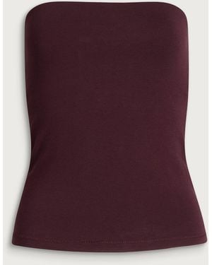 Skims Cotton Jersey Tube Top - Purple