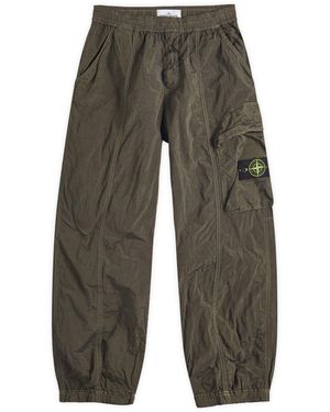 Stone Island Nylon Metal Econyl Cargo Trousers - Green