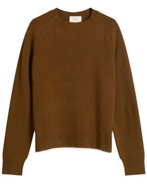 Second/Layer Distressed Jumper - Brown