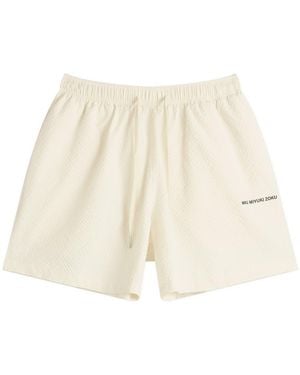 MKI Miyuki-Zoku Seersucker Shorts - Natural