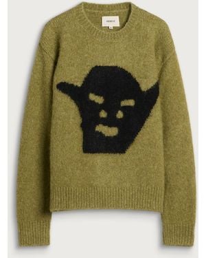 Heresy Gob Knit Jumper - Green