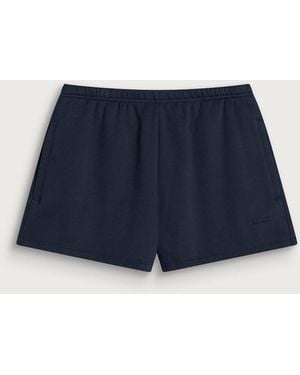 Skims Cotton Fleece Classic Short - Blue