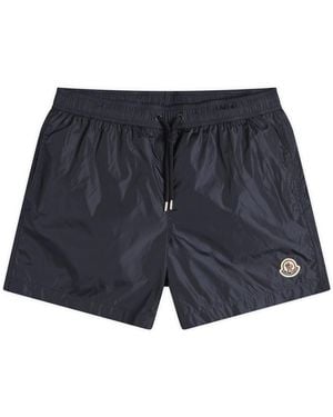 Moncler Logo Swim Shorts - Blue