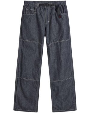 Gramicci Japanese Chambray Double Knee Pant - Blue