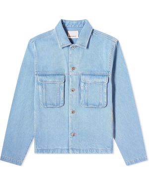 Magic Castles Pocket Overshirt - Blue