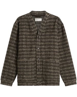 Universal Works Jacquard Knit Advance Cardigan - Brown