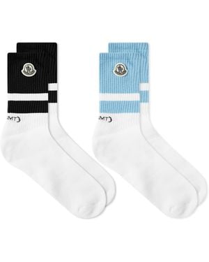 Moncler Genius X Fragment Socks - Blue