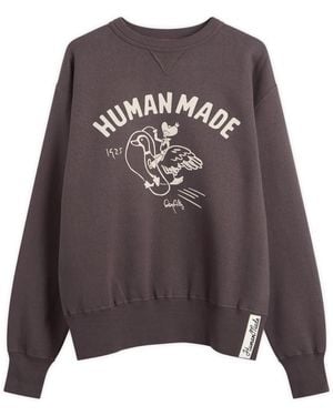 Human Made Lasso Duck Tsuriami Sweatshirt - Brown