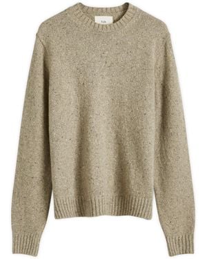 Folk Chain Crew Knit - Green