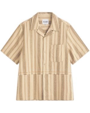 ACMH by Magic Castles Friction Stripe Vacation Shirt - Natural