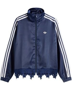 adidas Firebird Satin Lace Track Top - Blue