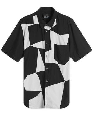 Comme des Garçons Comme Des Garçons Patchwork Short Sleeve Shirt - Black
