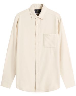 Portuguese Flannel Teca Flannel Shirt - White