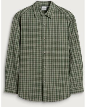 Gramicci Heavyweight Chequered Shirt - Green