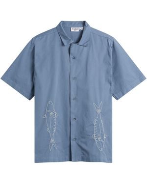 Service Works Mackerel Shirt - Blue