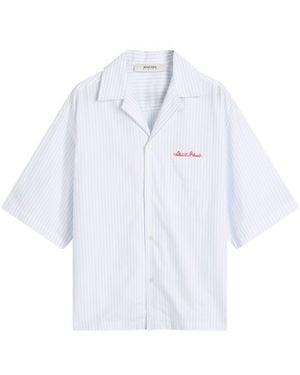 About Blank Script Vacation Shirt - White