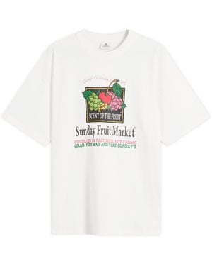 SUNDAYFRUITMARKET Market T-Shirt - White