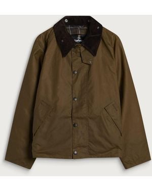 Barbour Os Transport Wax Jacket - Green
