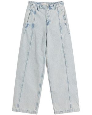 YMC Displaced Seam Jeans - Blue