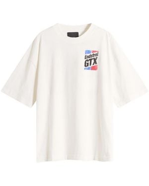 END. Petrol T-Shirt - White