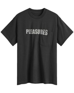 Pleasures Impact Pocket Heavyweight T-Shirt - Black