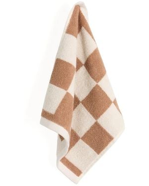 Hay Check Wash Cloth - White