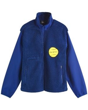 by Parra Balled Fleece Jacket - Blue