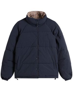 Damson Madder Reversible Opal Puffer Jacket - Blue