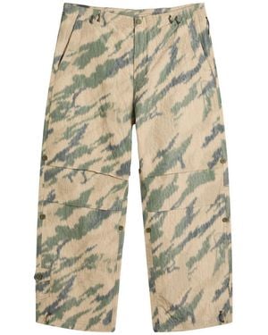 Maharishi Bonsai Camo Ripstop Loose Fit Cargo Snopants - Natural
