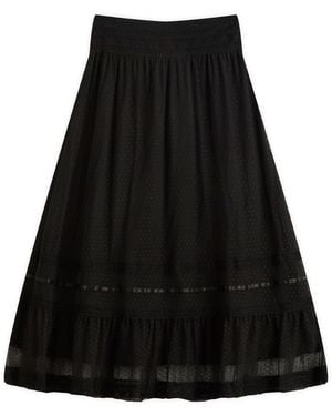 RIXO London Tuta Midi Skirt - Black
