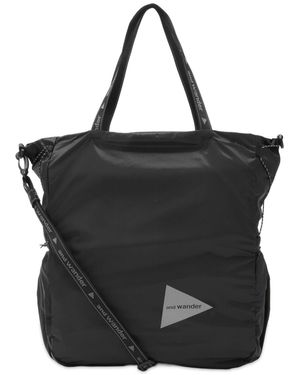 and wander Sil Tote Bag - Black