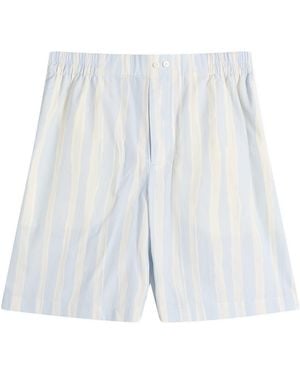 Jacquemus Stripe Boxer Shorts - White