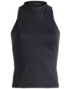 Nike X Skims Matte Mock Neck Racer Tank - Blue