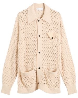 Toga Lace Knit Cardigan - Natural