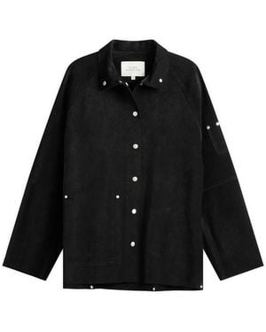 Studio Nicholson Dash Suede Jacket - Black