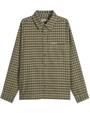 STORY mfg. Hand Woven Bracken Shirt - Green