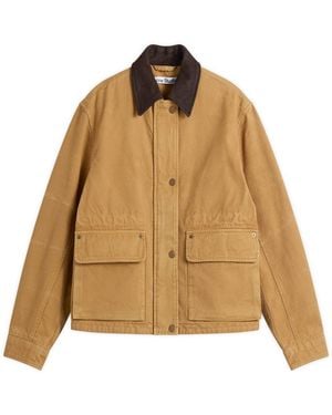 Acne Studios Onuk Canvas Wash Jacket - Brown