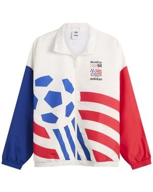 adidas Graphic Woven Track Top - Red