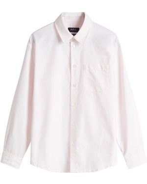 A.P.C. Brodee Boyfriend Shirt - White