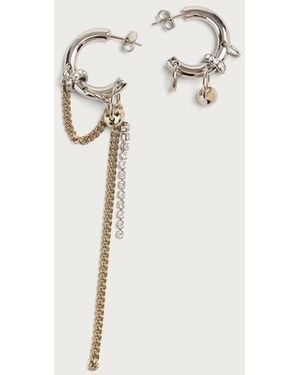 Justine Clenquet Amber Earrings - White