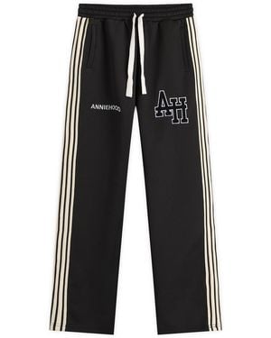 Annie Hood University Track Pants - Black